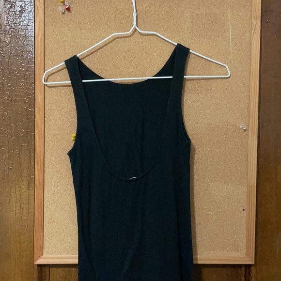 Black racerback midi TNA dress - Picture 2 of 3
